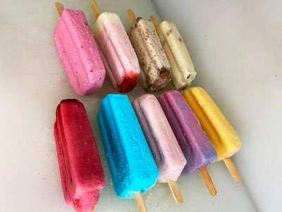 Helados de fruta para eventos