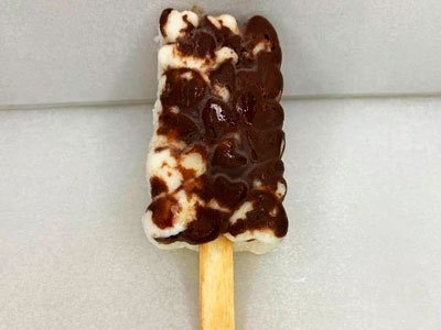 Paletas de chocolate cremosas