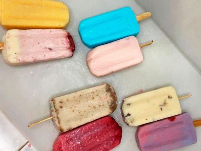 Paletas de fruta para despedidas